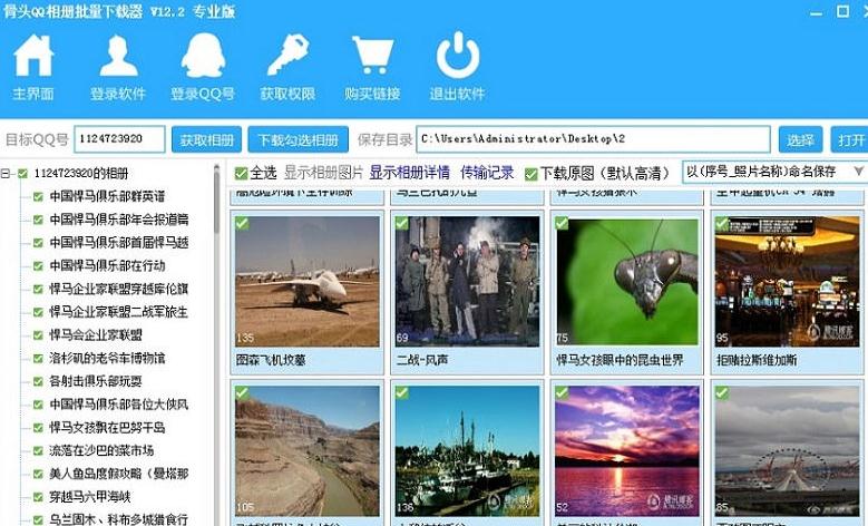 骨头qq相册批量下载器免费版