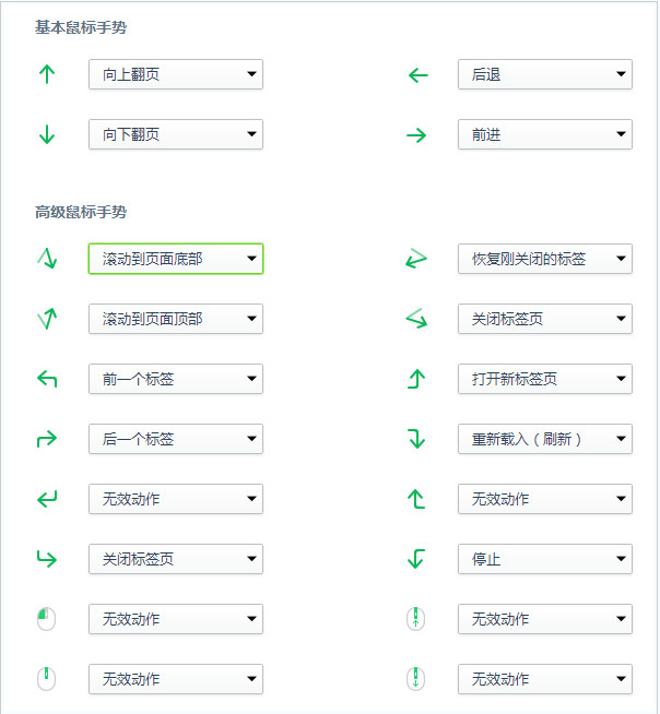 360浏览器手势(1)