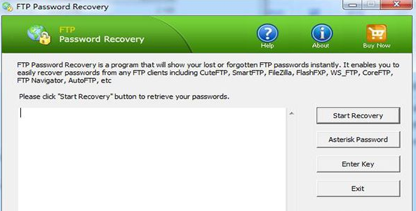 FTP密码恢复工具FTPPasswordRecoery