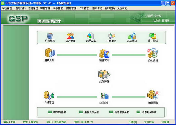 千草方医药管理系统