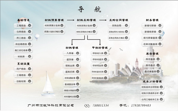 标顶建筑材料管理软件