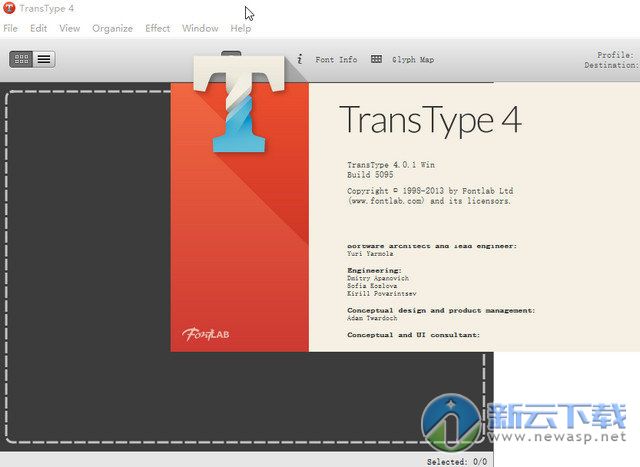 转换字体格式工具TransType4