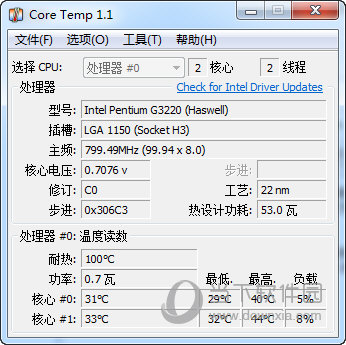 CoreTemp中文版