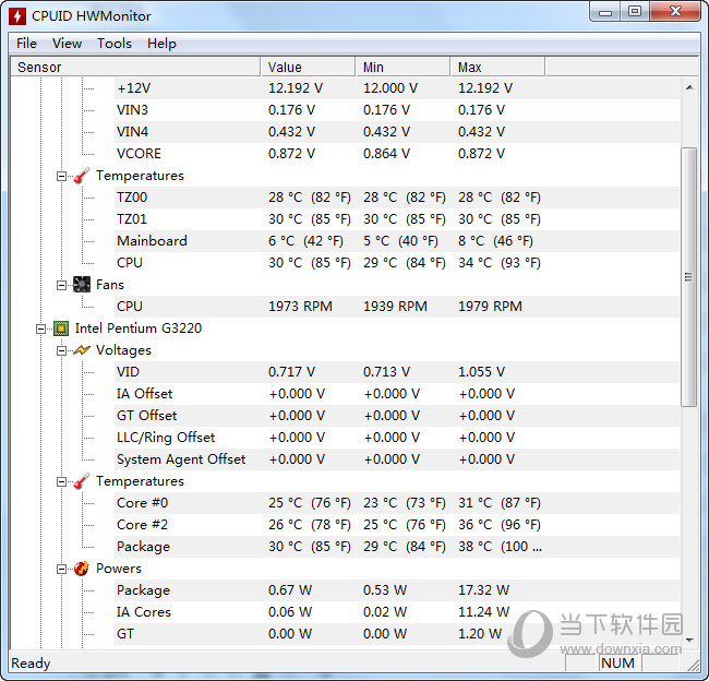CPU检测工具CPUIDHWMonitor