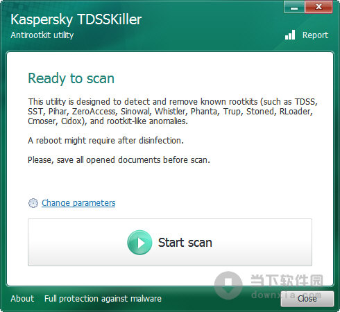 病毒扫描工具Kaspersky TDSSKiller