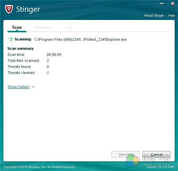 McAfeeAVERTStinger