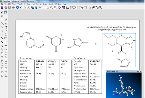 化学反应方程式编辑器ChemDrawPro