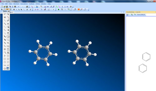 化学3D结构式绘图软件ChemBio3D