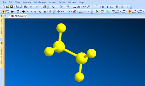 化学3D结构式绘图软件ChemBio3D