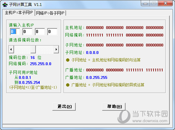 ip子网掩码计算器IPSubnetter