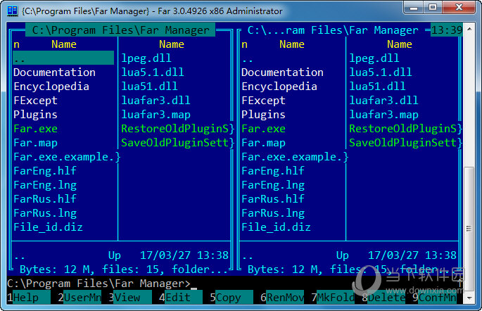 文件管理软件FarManager
