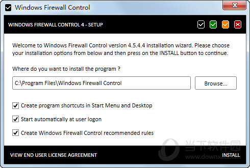 防火墙使用方法WindowsFirewallControl