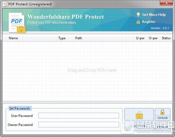 pdf文档加密解密软件wonderfulsharepdfprotect