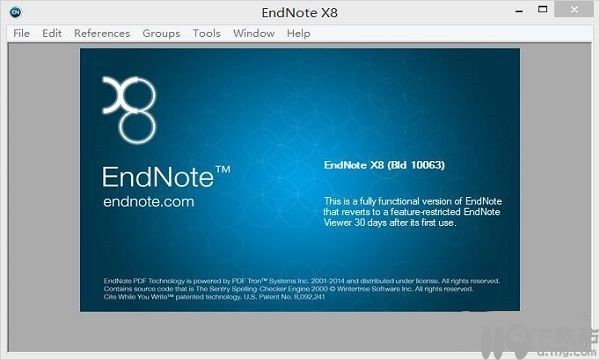 参考文献管理软件EndNoteX8官方下载