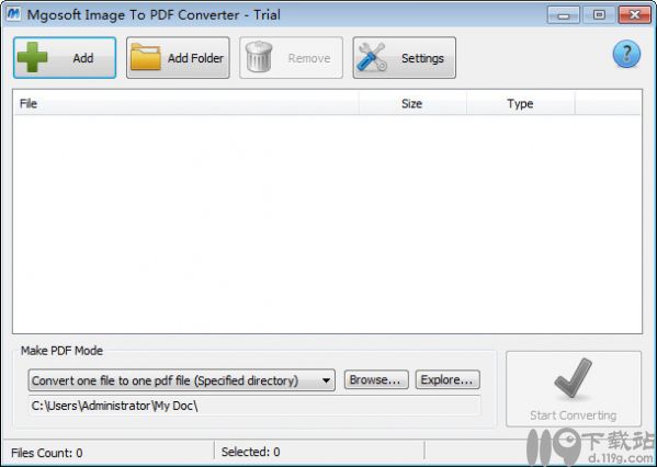 图片转PDF工具Mgosoft