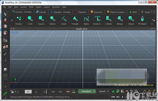 流体动力学特效软件Realflow10下载