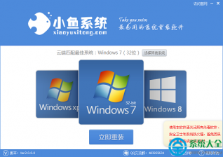【重装系统】小鱼一键重装系统软件V5.8贺岁版