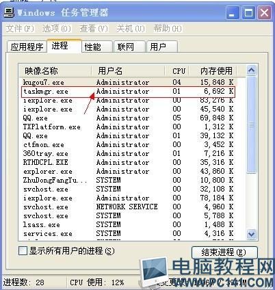 重装系统小心删除了Taskmgr.exe文件