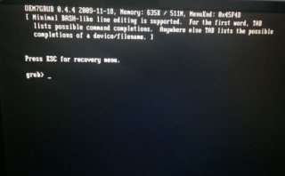 易捷重装win7系统出现oem7grub黑屏怎么办